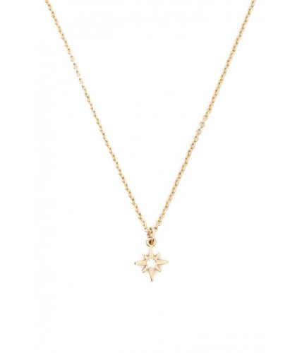 Bijuterii femei forever21 rhinestone star charm necklace gold