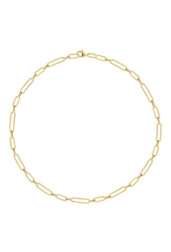 Bijuterii femei gabi rielle 14k yellow gold vermeil chain link choker necklace gold