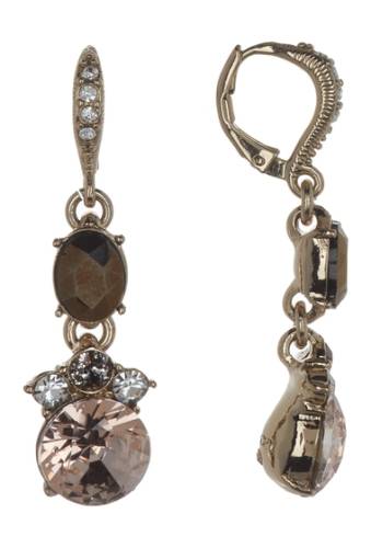 Bijuterii femei givenchy crystal drop earrings goldmetallic multi