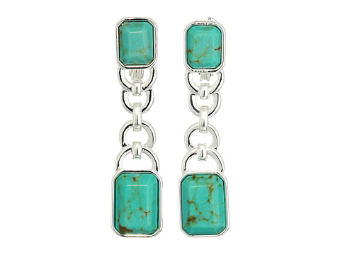 Bijuterii femei lauren ralph lauren stone linear clip earrings turquoise
