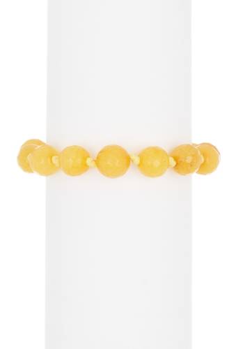 Bijuterii femei melrose and market semiprecious beaded slider bracelet yellow