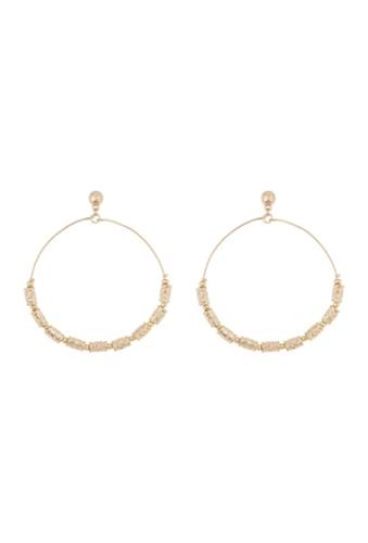 Bijuterii femei melrose and market statement hoop earrings gold