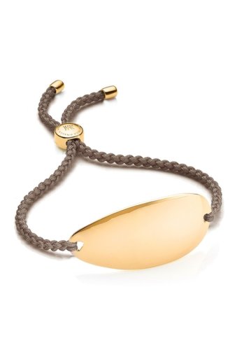 Bijuterii femei monica vinader 18k yellow gold vermeil nylon nura friendship bracelet yellow gold