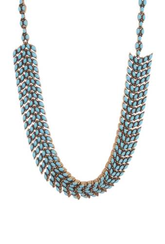Bijuterii femei valentino beaded choker necklace antique goldcerulean