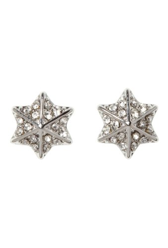 Bijuterii femei vince camuto celestial crystal pave star stud earrings silver 01