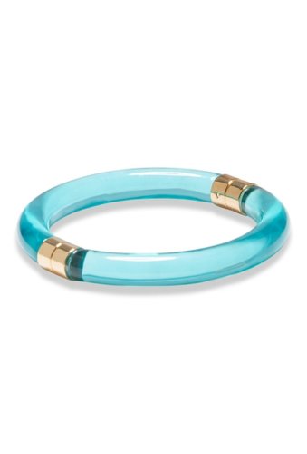 Bijuterii femei vince camuto cornflower resin magnetic hinge bangle bracelet goldcornflower blue