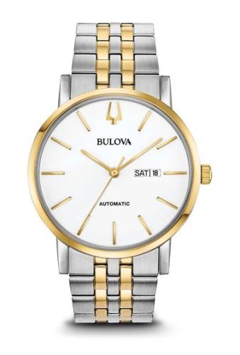 Ceasuri barbati bulova mens automatic two-tone stainless steel bracelet watch 42mm two-tone