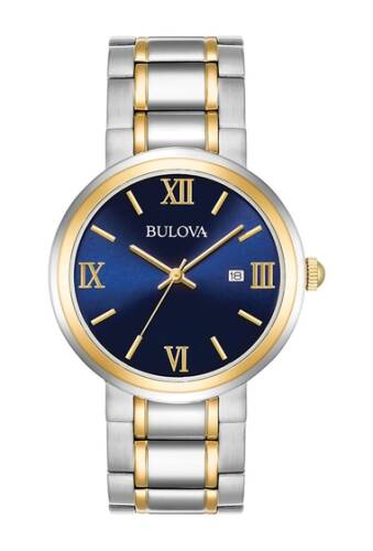 Ceasuri barbati bulova mens classic two-tone gold stainless steel watch 40mm two-tone