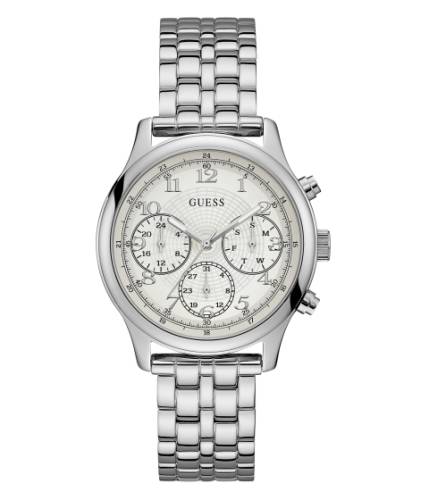 Ceasuri barbati Guess silver-tone unisex multifunction watch no color