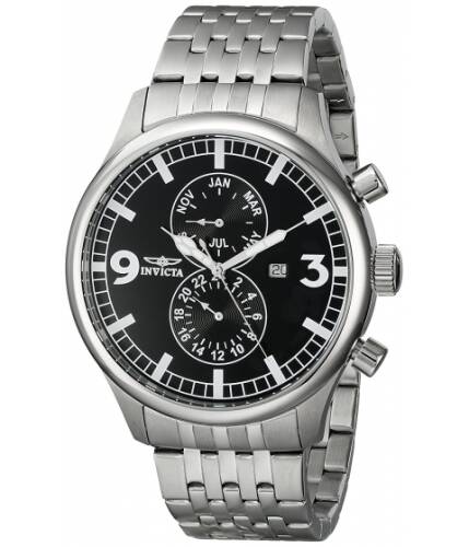 Ceasuri barbati invicta watches invicta men\'s 0365 ii collection stainless steel watch blacksilver