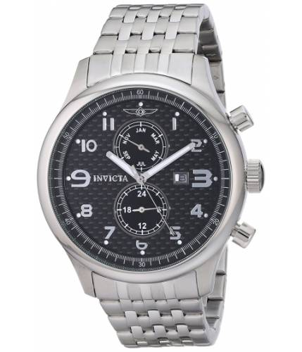 Ceasuri barbati invicta watches invicta men\'s 0369 ii collection stainless steel watch blackgrey