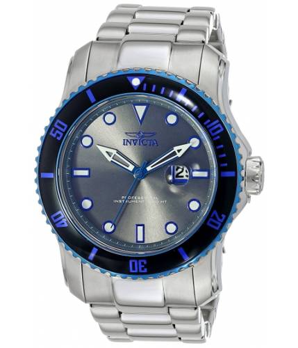 Ceasuri barbati invicta watches invicta men\'s 15077 pro diver analog display japanese quartz silver watch greysilver