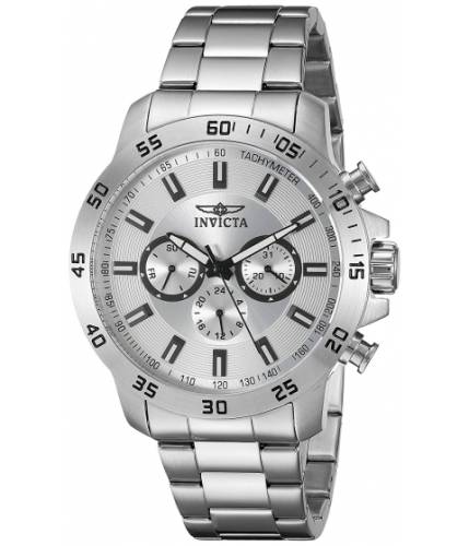Ceasuri barbati invicta watches invicta men\'s 21501 specialty analog display swiss quartz silver-tonewatch silversilver