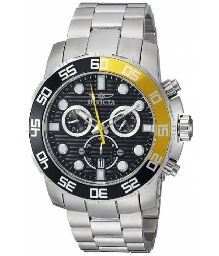 Ceasuri barbati invicta watches invicta men\'s 21553 pro diver analog display swiss quartz silver watch blacksilver