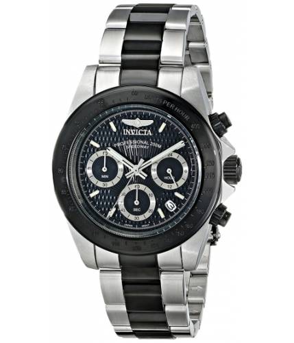 Ceasuri barbati invicta watches invicta men\'s 6934 speedway collection chronograph black and silver stainless steel watch blacksilver