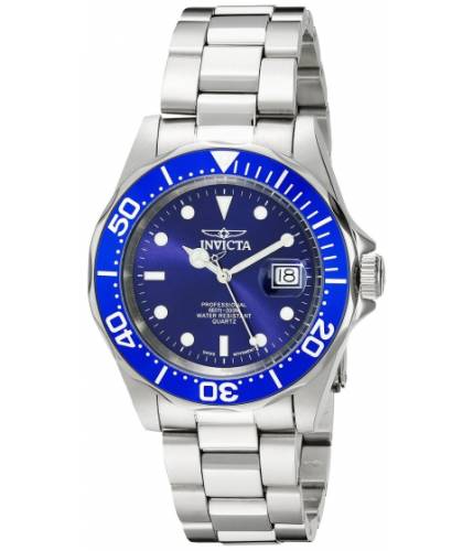 Ceasuri barbati invicta watches invicta men\'s 9308 pro diver stainless steel bracelet watch bluesilver