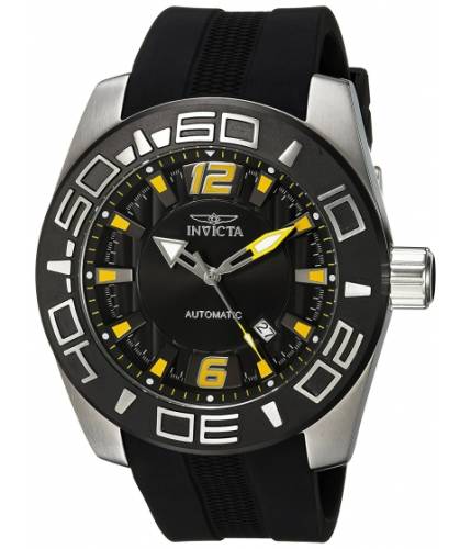 Ceasuri barbati invicta watches invicta men\'s \'aviator\' automatic stainless steel and silicone casual watch colorblack (model 23529) blackblack