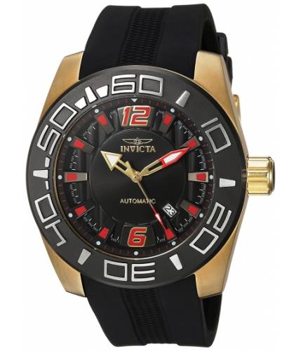 Ceasuri barbati invicta watches invicta men\'s \'aviator\' automatic stainless steel and silicone casual watch colorblack (model 23531) blackblack