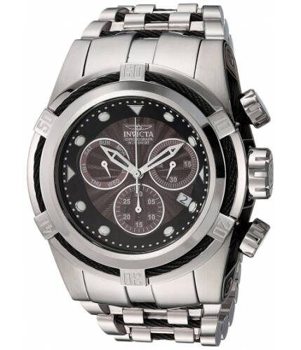 Ceasuri barbati invicta watches invicta men\'s \'bolt\' quartz stainless steel casual watch colorsilver-toned (model 23908) blacksilver