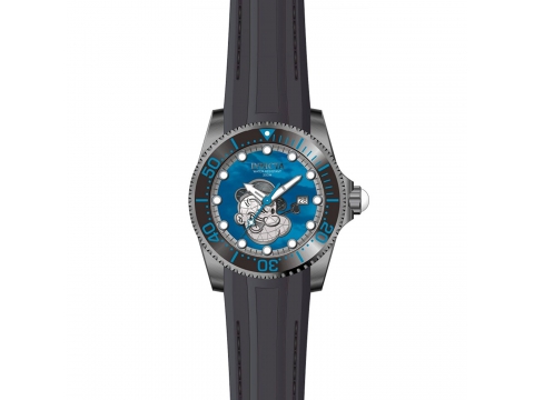 Ceasuri barbati invicta watches invicta men\'s \'character collection\' automatic stainless steel and silicone casual watch colorblack (model 24475) blueblack