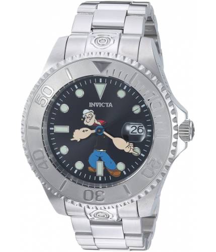 Ceasuri barbati invicta watches invicta men\'s \'character collection\' automatic stainless steel casual watch colorsilver-toned (model 24470) blacksilver