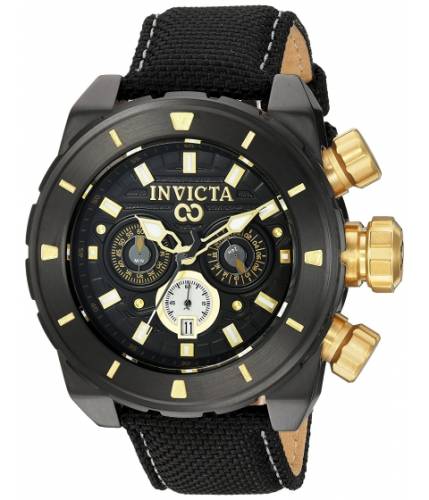 Ceasuri barbati invicta watches invicta men\'s \'corduba\' quartz stainless steel and nylon casual watch colorblack (model 22334) blackblack