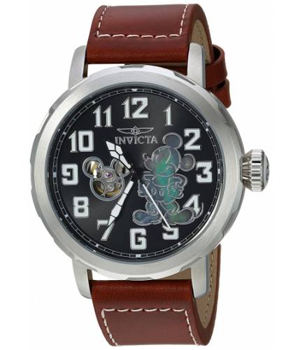 Ceasuri barbati invicta watches invicta men\'s \'disney limited edition\' automatic metal and leather casual watch colorpurple (model 23794) blackpurple