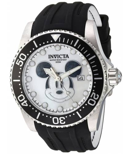 Ceasuri barbati invicta watches invicta men\'s \'disney limited edition\' automatic stainless steel and silicone casual watch colorblack (model 22748) mother of pearlblack