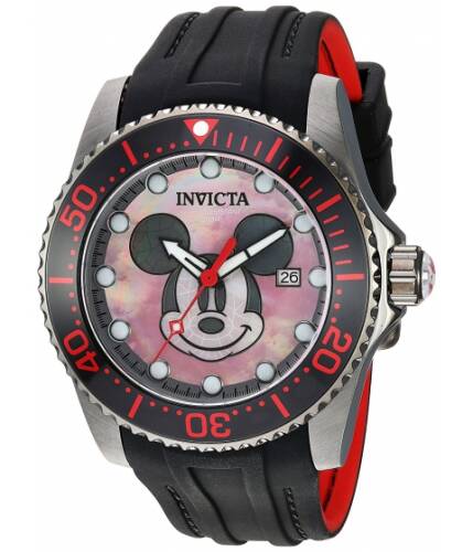 Ceasuri barbati invicta watches invicta men\'s \'disney limited edition\' automatic stainless steel and silicone casual watch colorblack (model 22752) mother of pearlblack