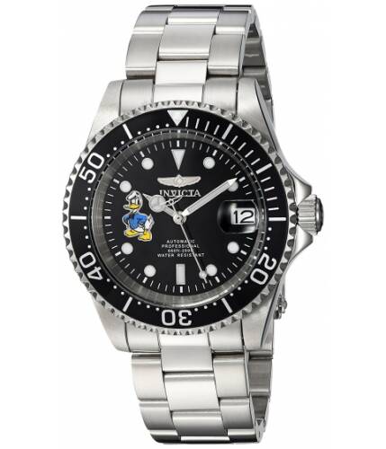 Ceasuri barbati invicta watches invicta men\'s \'disney limited edition\' automatic stainless steel casual watch colorsilver-toned (model 24396) blacksilver