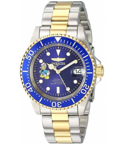 Ceasuri barbati invicta watches invicta men\'s \'disney limited edition\' automatic stainless steel casual watch colortwo tone (model 24397) bluetwo tone
