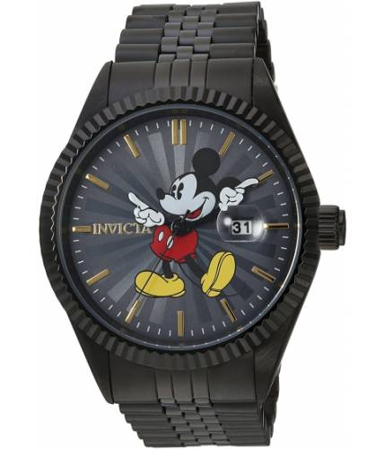 Ceasuri barbati invicta watches invicta men\'s \'disney limited edition\' quartz stainless steel casual watch colorblack (model 22771) greyblack