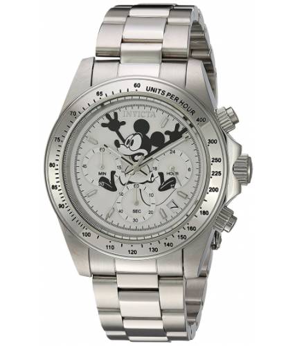 Ceasuri barbati invicta watches invicta men\'s \'disney limited edition\' quartz stainless steel casual watch colorsilver-toned (model 22863) whitesilver
