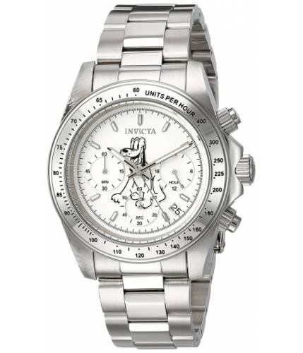 Ceasuri barbati invicta watches invicta men\'s \'disney limited edition\' quartz stainless steel casual watch colorsilver-toned (model 24398) whitesilver