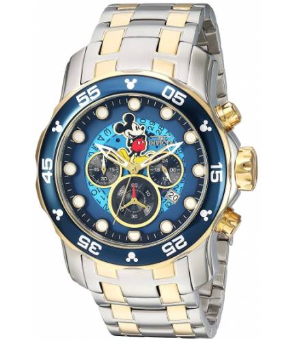 Ceasuri barbati Invicta Watches invicta men\'s \'disney limited edition\' quartz stainless steel casual watch colortwo tone (model 23769) bluetwo tone