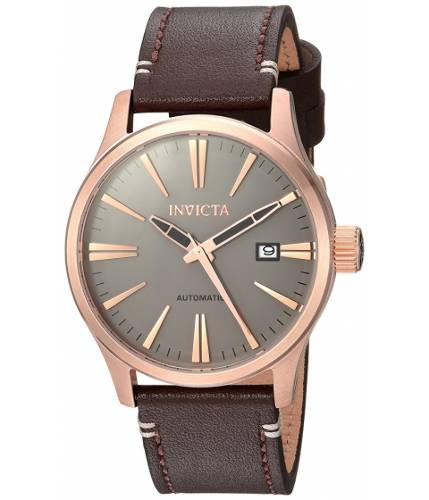 Ceasuri barbati invicta watches invicta men\'s \'i-force\' automatic stainless steel and leather casual watch colorbrown (model 22946) greybrown