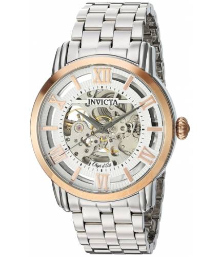 Ceasuri barbati invicta watches invicta men\'s \'objet d\'art\' automatic stainless steel casual watch colorsilver-toned (model 22628) silversilver