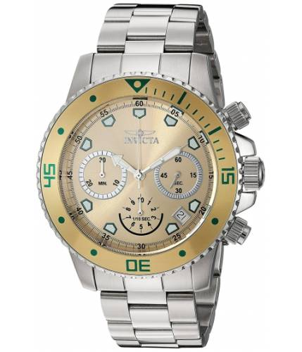 Ceasuri barbati invicta watches invicta men\'s pro diver chrono stainless steel champagne dial watch (21888) champagnesilver