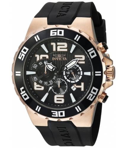 Ceasuri barbati invicta watches invicta men\'s \'pro diver\' quartz stainless steel and polyurethane casual watch colorblack (model 24672) blackblack