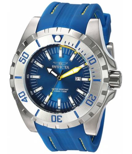 Ceasuri barbati invicta watches invicta men\'s \'pro diver\' quartz stainless steel and polyurethane casual watch colorblue (model 23733) blueblue