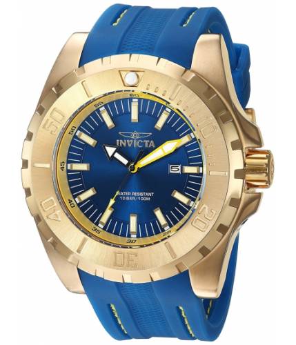 Ceasuri barbati invicta watches invicta men\'s \'pro diver\' quartz stainless steel and polyurethane casual watch colorblue (model 23736) blueblue