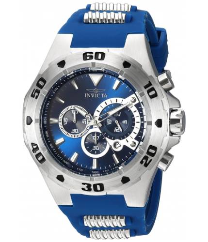 Ceasuri barbati invicta watches invicta men\'s \'pro diver\' quartz stainless steel and polyurethane casual watch colortwo tone (model 24677) bluetwo tone