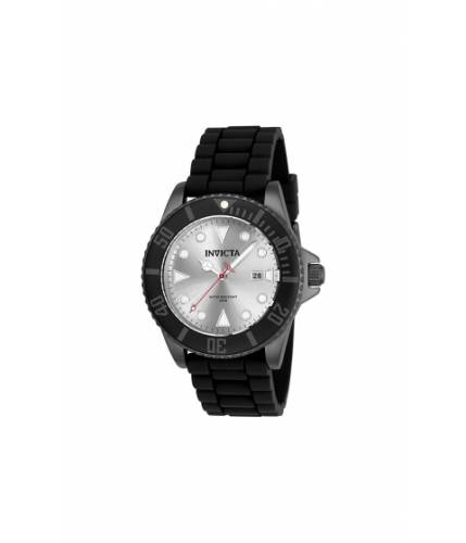 Ceasuri barbati invicta watches invicta men\'s \'pro diver\' quartz stainless steel and silicone casual watch colorblack (model 90307) silverblack