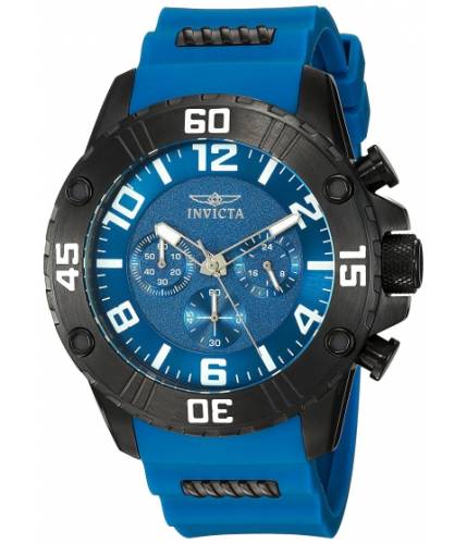 Ceasuri barbati invicta watches invicta men\'s \'pro diver\' quartz stainless steel and silicone casual watch colorblue (model 22701) blueblue