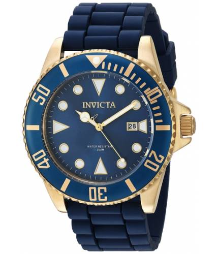 Ceasuri barbati invicta watches invicta men\'s \'pro diver\' quartz stainless steel and silicone casual watch colorblue (model 90304) blueblue