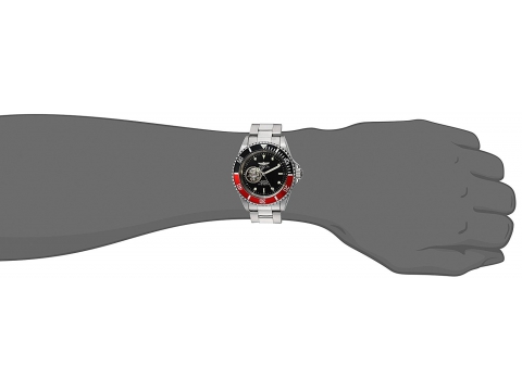 Ceasuri barbati invicta watches invicta men\'s \'pro diver\' stainless steel automatic watch colorsilver-toned (model 20435) blacksilver