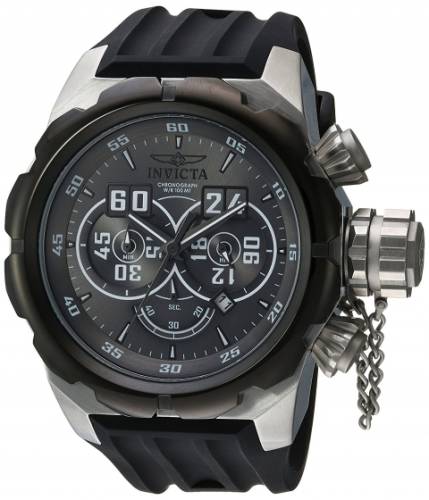 Ceasuri barbati invicta watches invicta men\'s \'russian diver\' quartz stainless steel and silicone casual watch colorblack (model 21629) greyblack