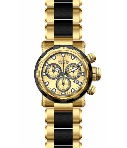 Ceasuri barbati invicta watches invicta men\'s specialty quartz chronograph gold dial watch 23978 goldgold