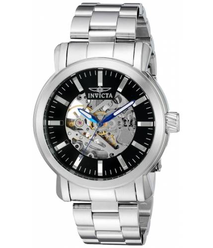 Ceasuri barbati invicta watches invicta men\'s \'vintage\' automatic stainless steel casual watch colorsilver-toned (model 22574) silversilver