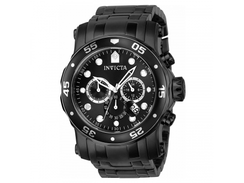 Ceasuri barbati Invicta Watches invicta pro diver chronograph black dial mens watch 23654 blackblack